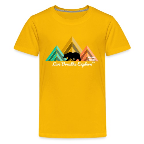 Outdoor Hoodie Explore Design - Kids' Premium T-Shirt