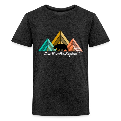 Outdoor Hoodie Explore Design - Kids' Premium T-Shirt