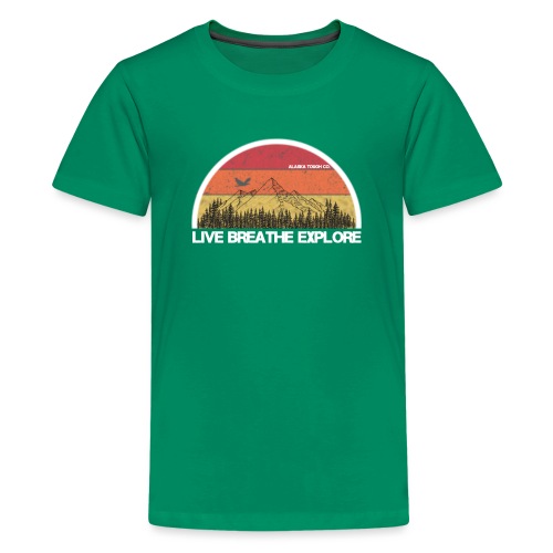 Explore Mountain Design - Kids' Premium T-Shirt