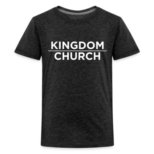 KingdomOverChurchWhite - Kids' Premium T-Shirt
