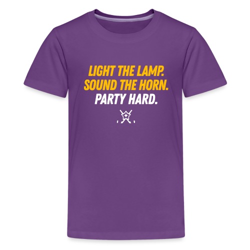 Light the Lamp. Sound the Horn. Party Hard. v2.0 - Kids' Premium T-Shirt