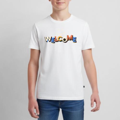 Smile and welcome design - Kids' Premium T-Shirt
