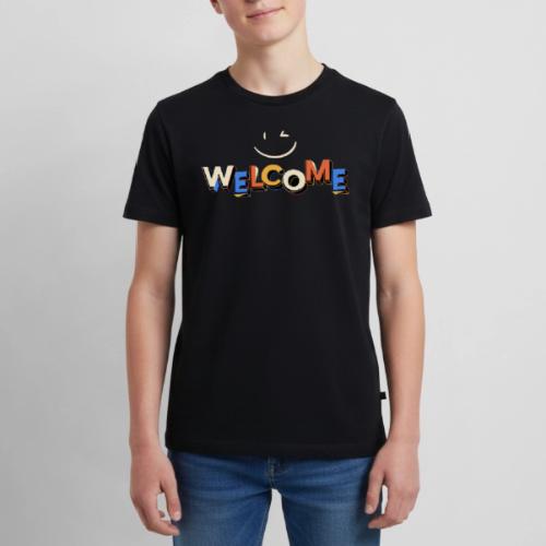 Smile and welcome design - Kids' Premium T-Shirt