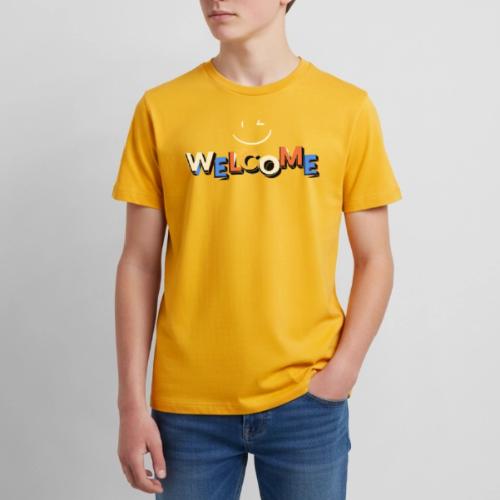 Smile and welcome design - Kids' Premium T-Shirt