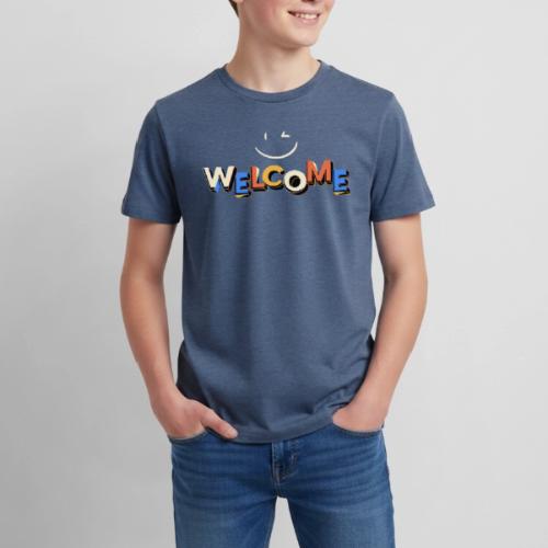 Smile and welcome design - Kids' Premium T-Shirt