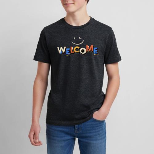 Smile and welcome design - Kids' Premium T-Shirt