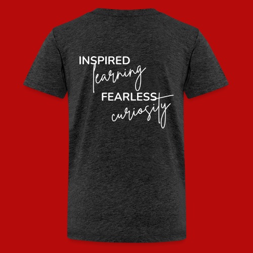Inspired Learning Fearless Curiosity (Reversed) - Kids' Premium T-Shirt