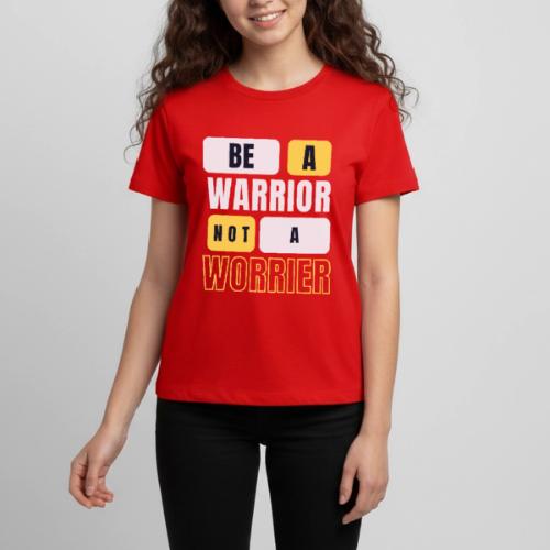 Be A Warrior Not A Worrier - Kids' Premium T-Shirt