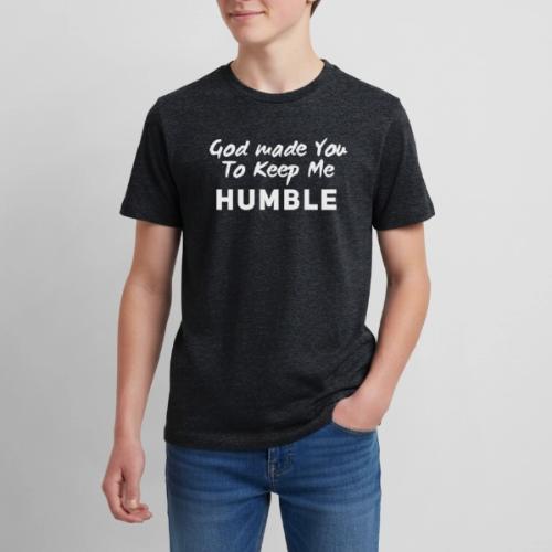 Christian humility (white) - Kids' Premium T-Shirt