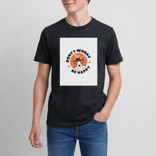 Don't Worry be Happy Cool Dog - Kids' Premium T-Shirt