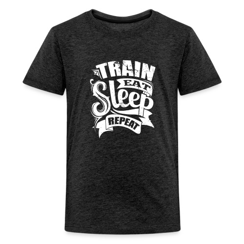 Train Eat Sleep Repeat Gym - Kids' Premium T-Shirt