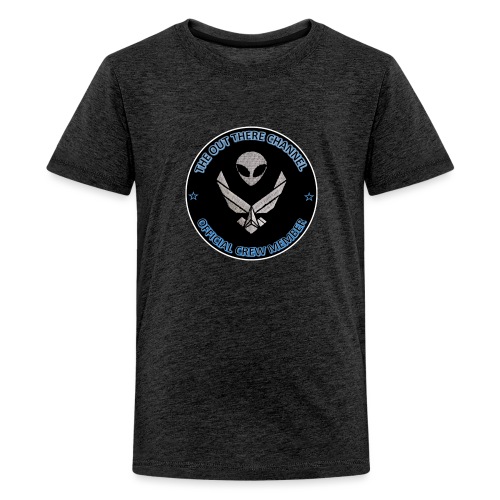 BlackOpsTransBigger1 Front with Mr Grey Back Logo - Kids' Premium T-Shirt