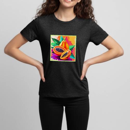Sliced Papaya Pop Art - Kids' Premium T-Shirt