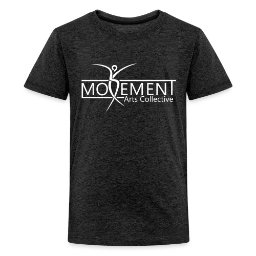 Movement Art Collective Logo in White - Kids' Premium T-Shirt