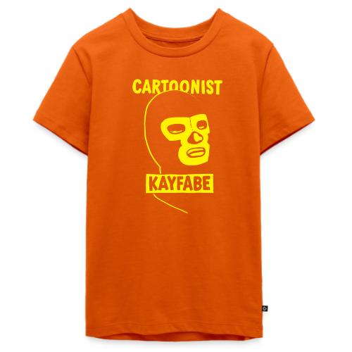 Cartoonist Kayfabe Wrestling Mask - Kids' Premium T-Shirt