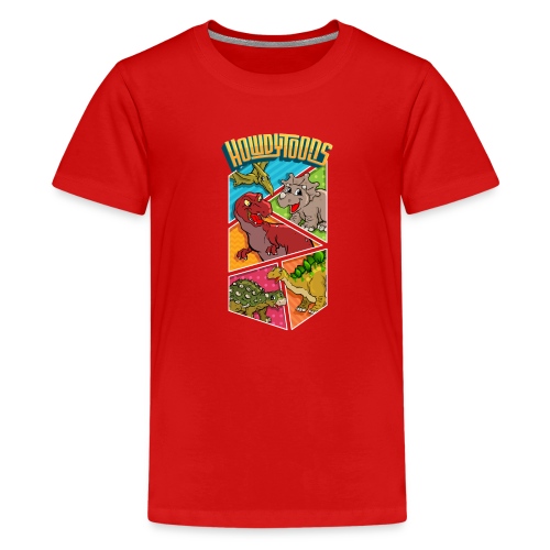 Howdytoons Dinostory Heros - Kids' Premium T-Shirt
