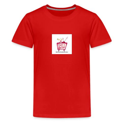 sassnsips com drinksfriendstelevision - Kids' Premium T-Shirt