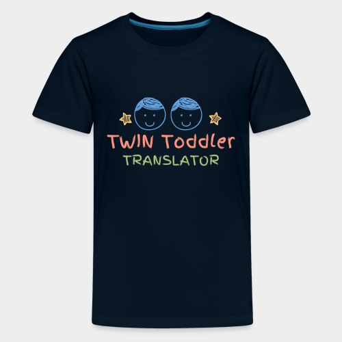 Twin Toddler Translator - Kids' Premium T-Shirt