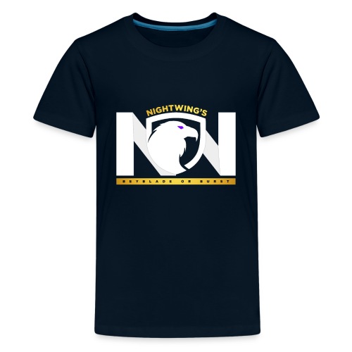 Nightwing All White Logo - Kids' Premium T-Shirt