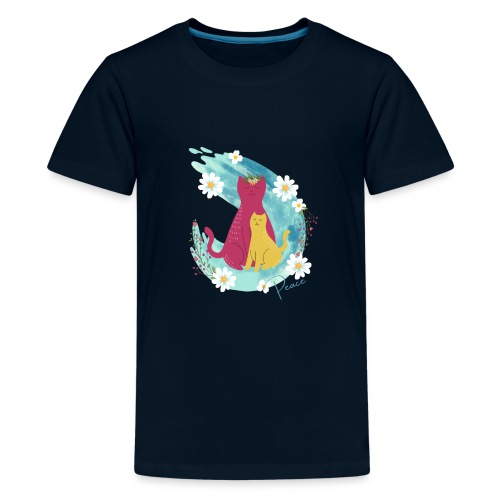 Peace Cats - Kids' Premium T-Shirt