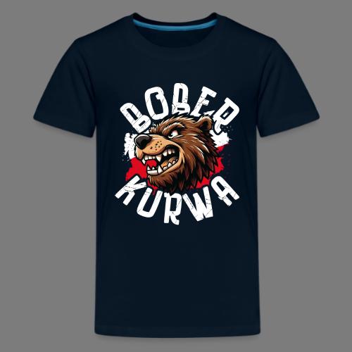BOBER Trend Beaver Whimsical Design - Kids' Premium T-Shirt