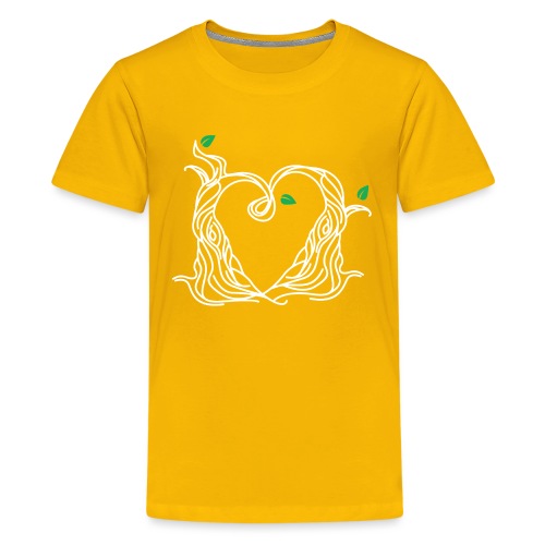 Tree Love Best Friends Heart White - Kids' Premium T-Shirt