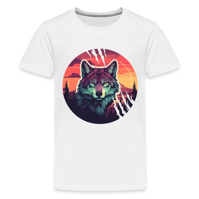 Colorful Wolf Stare