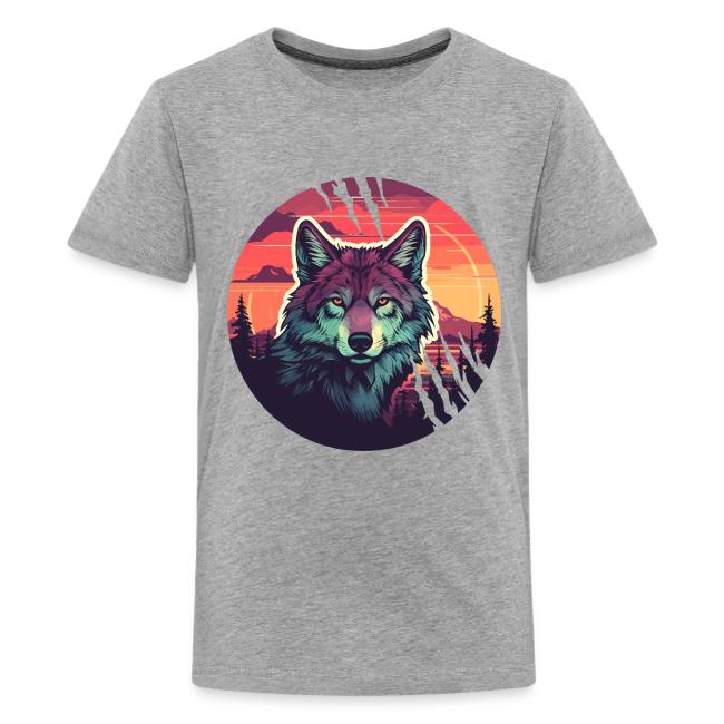 Colorful Wolf Stare