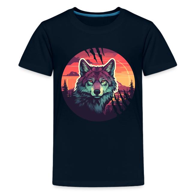 Colorful Wolf Stare