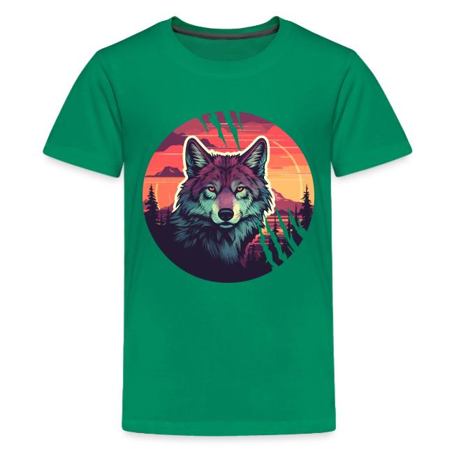 Colorful Wolf Stare