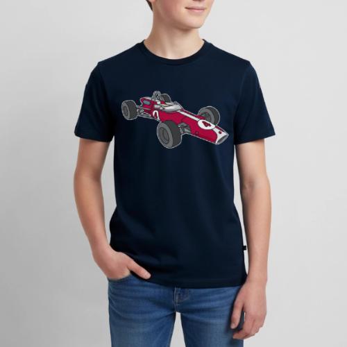 Red racing car, racecar, sportscar - Kids' Premium T-Shirt