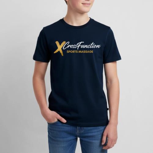 White XF SPORTS MASSAGE LOGO (front only) - Kids' Premium T-Shirt