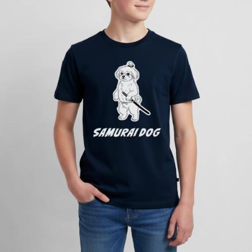 Samurai Maltese Katana Warrior Dog Tee - Kids' Premium T-Shirt