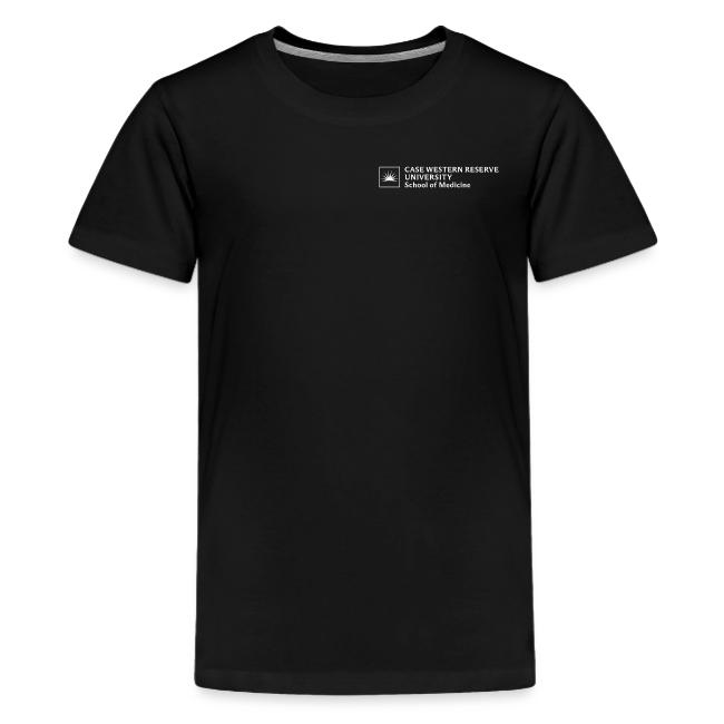 SOM Two Line Horizontal Primary Logo CWRU WHITE 1