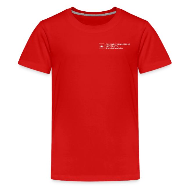 SOM Two Line Horizontal Primary Logo CWRU WHITE 1