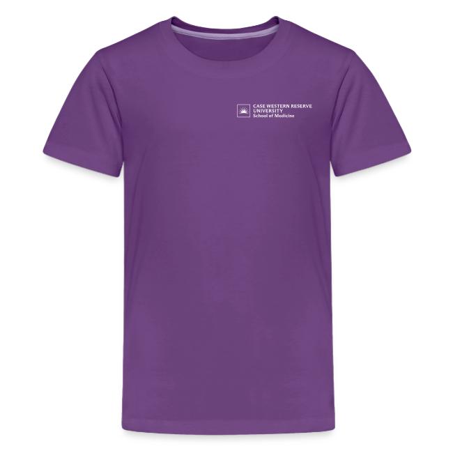 SOM Two Line Horizontal Primary Logo CWRU WHITE 1
