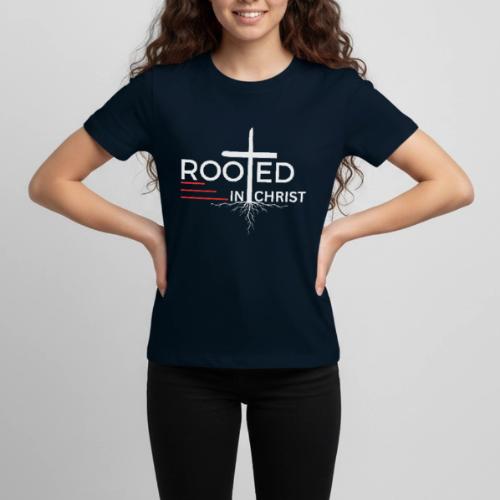 Rooted in Christ (white) - Colossians 2:7 - Kids' Premium T-Shirt