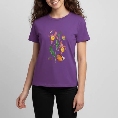 Lady Slipper Orchid - Kids' Premium T-Shirt
