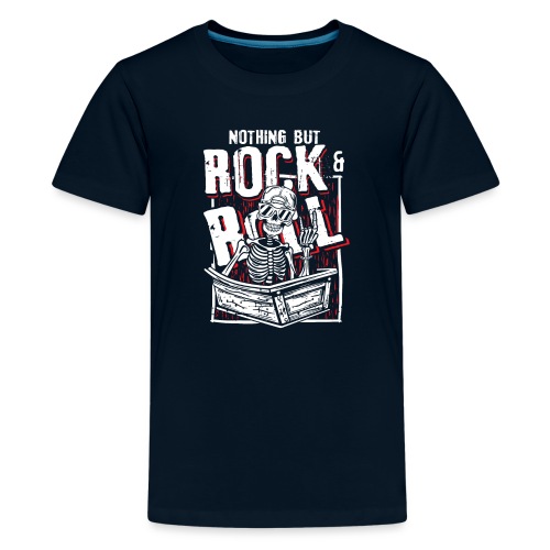 Nothing but rock and roll | heavy metal skull - Kids' Premium T-Shirt
