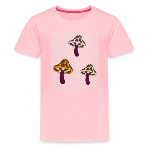 Fall Season Mushroom Designs - Kids' Premium T-Shirt