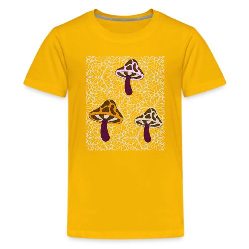 Fall Season Mushroom Designs - Kids' Premium T-Shirt