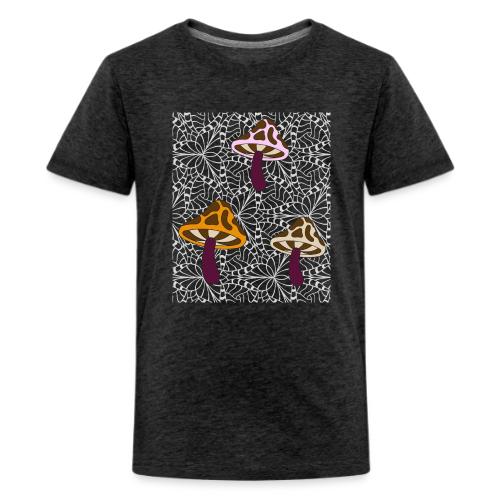 Fall Season Mushroom Designs - Kids' Premium T-Shirt