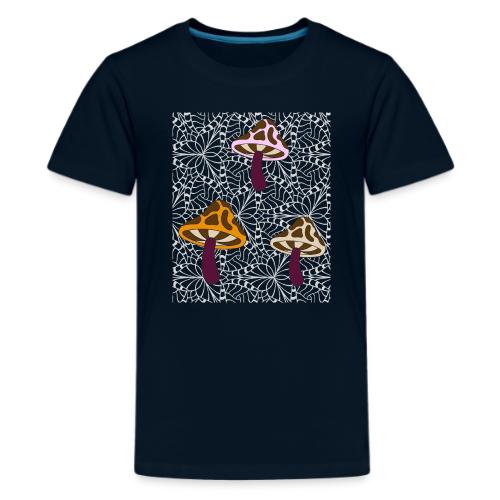 Fall Season Mushroom Designs - Kids' Premium T-Shirt