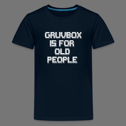 Gruvbox Old People ASCII - Kids' Premium T-Shirt