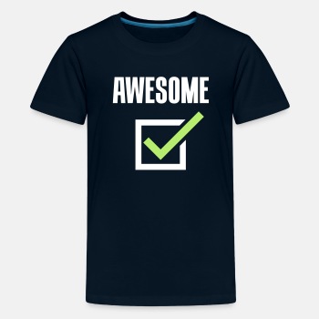 Awesome, check - Premium T-shirt for kids