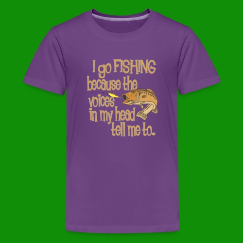 Fishing Voices - Kids' Premium T-Shirt