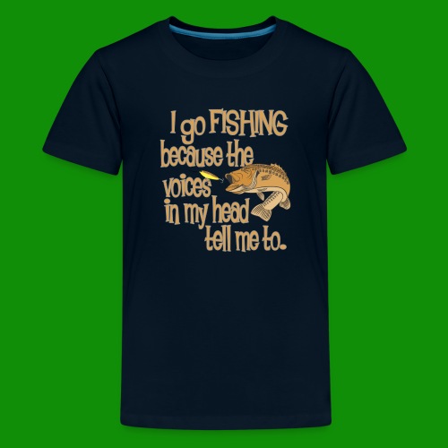 Fishing Voices - Kids' Premium T-Shirt