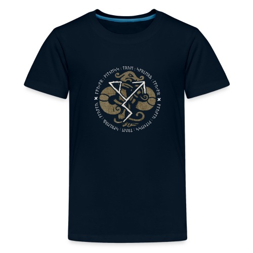 Witness True Sorcery Emblem (Alu, Alu laukaR!) - Kids' Premium T-Shirt