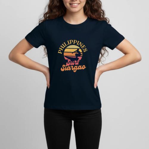 Siargao Retro Classic Surfing Sunset Beach T Shirt - Kids' Premium T-Shirt