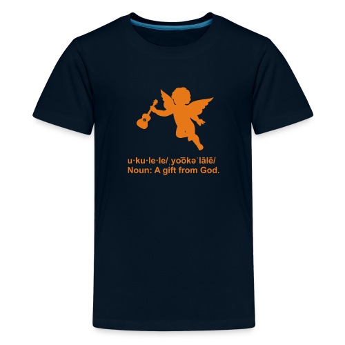 Ukulele Definition - Kids' Premium T-Shirt